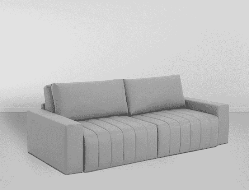 Sofa-Cama Ipiranga - Cinza L:2,37m