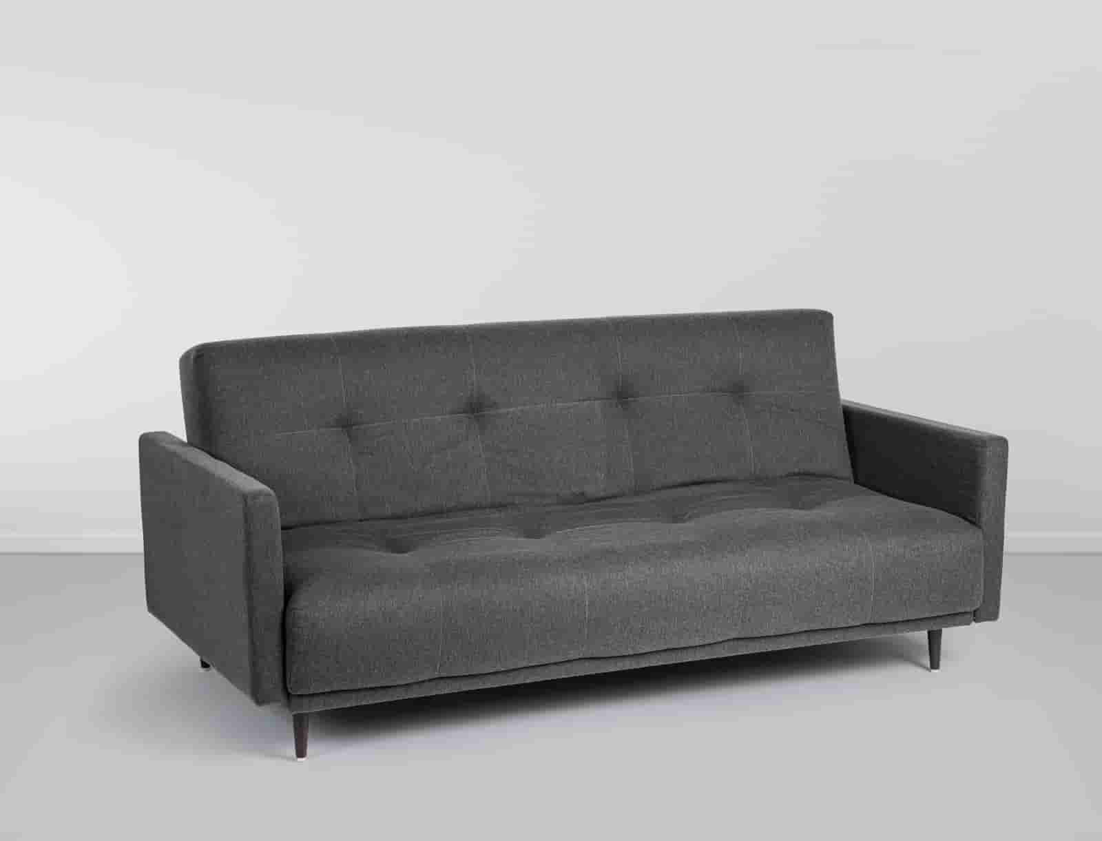 Sofa-Cama Volpi - Cinza Escuro L:2,04m